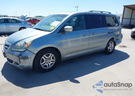 2005 Honda Odyssey Ex-L from USA, damaged, VIN 5FNRL38755B082740